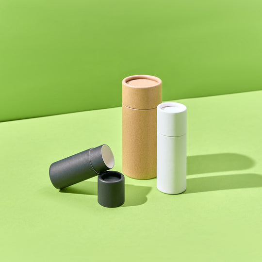push up tubes with a green background