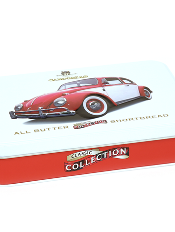Cambpells classic car shortbread tin.