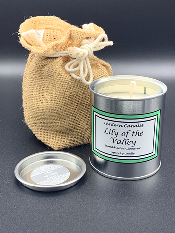 Lantern Candles, candle tin with gift bag.